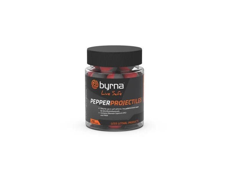 BYRNA PEPPER PROJECTILES 25PK JB68315 | .68 CALIBER