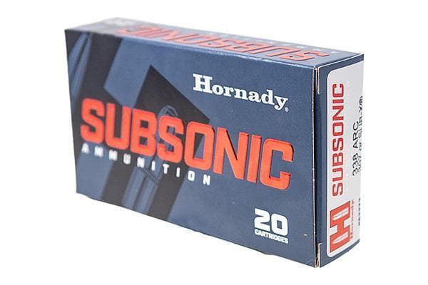 Hornady 338ARC 307GR Subsonic