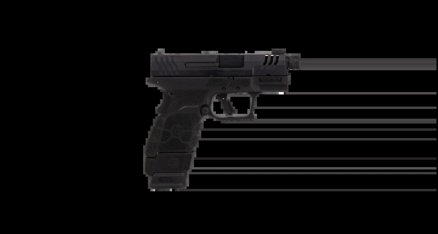 BRG9 FDX Subcompact Threaded Barrel Optic-Ready 9mm Pistol